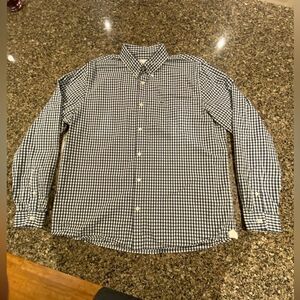 Lacoste Plaid Check Collared Long Sleeve Slim Fit Shirt XL/L